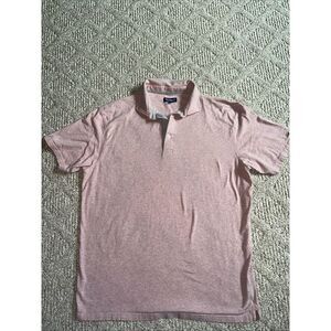 Fish Hippie Co Mens Pink Golf Polo Shirt Size XL‎ Short Sleeve